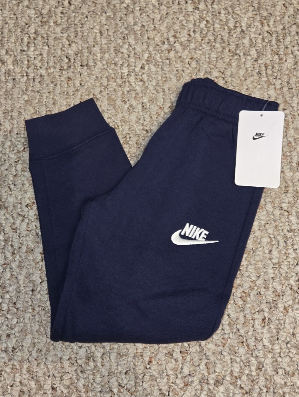 NWT Nike Sweatpants Boys Size 6 Navy